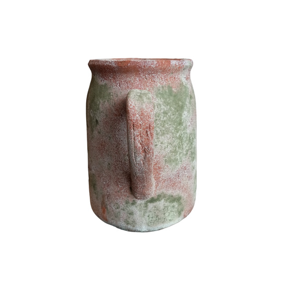 Rustic Handcrafted pottery jug pitcher vase - Picture 6 of 13